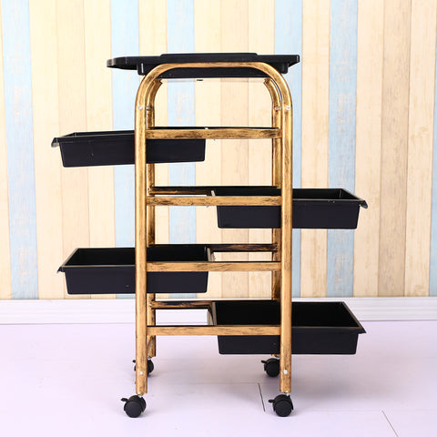 Hairdressing Cart Hair Salon Stroller Hairdressing Tool Car Beauty Cart Barber Shop Stroller Hairdressing Bar