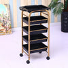 Hairdressing Cart Hair Salon Stroller Hairdressing Tool Car Beauty Cart Barber Shop Stroller Hairdressing Bar