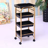 Hairdressing Cart Hair Salon Stroller Hairdressing Tool Car Beauty Cart Barber Shop Stroller Hairdressing Bar