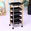 Hairdressing Cart Hair Salon Stroller Hairdressing Tool Car Beauty Cart Barber Shop Stroller Hairdressing Bar