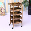 Hairdressing Cart Hair Salon Stroller Hairdressing Tool Car Beauty Cart Barber Shop Stroller Hairdressing Bar