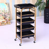 Hairdressing Cart Hair Salon Stroller Hairdressing Tool Car Beauty Cart Barber Shop Stroller Hairdressing Bar